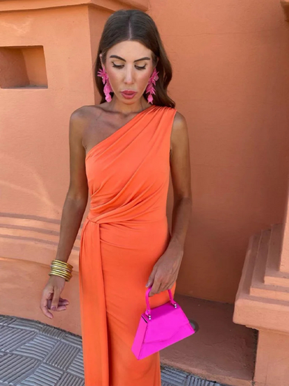 Elegant Sculpting Maxi Dress