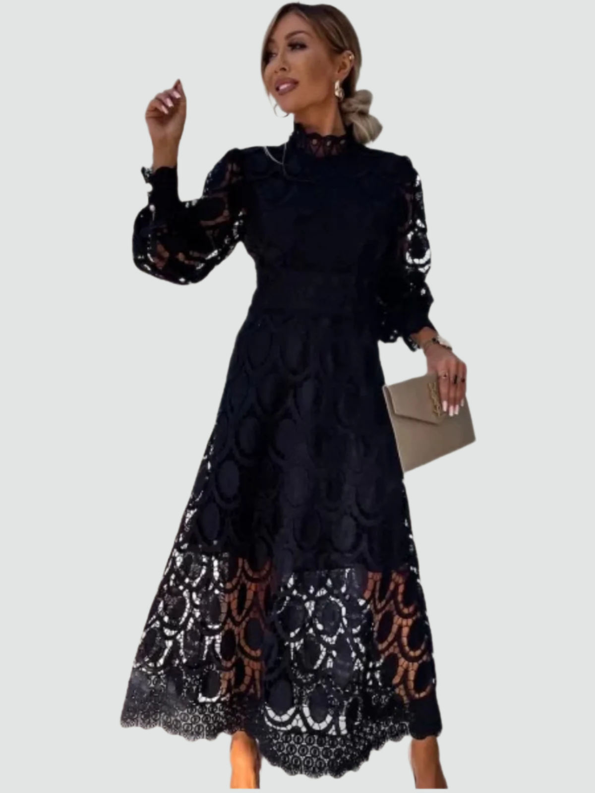 Timeless Lace Dress for Radiance
