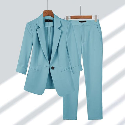 Timeless-Chic Blazer & Trousers