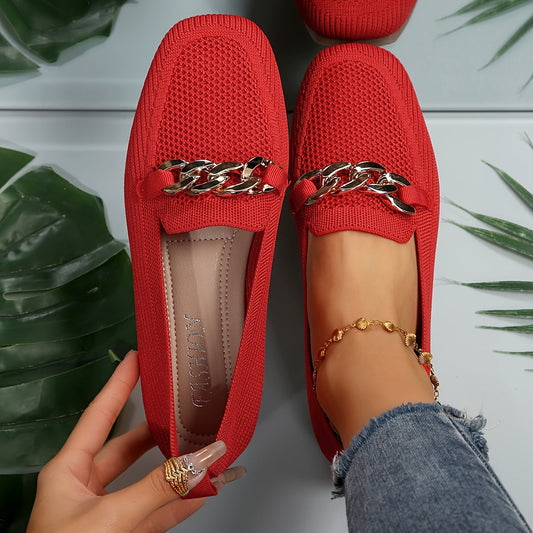 Cloud-Soft Knit Flats