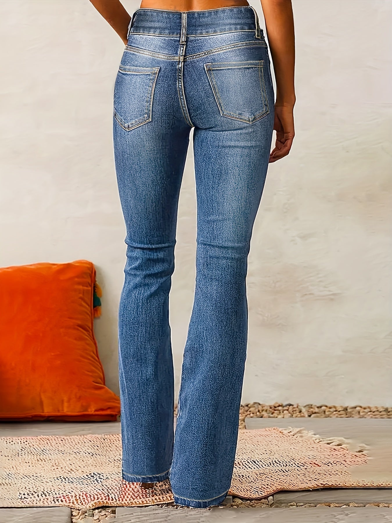 Easy-Care Button Flats