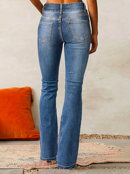 Easy-Care Button Flats