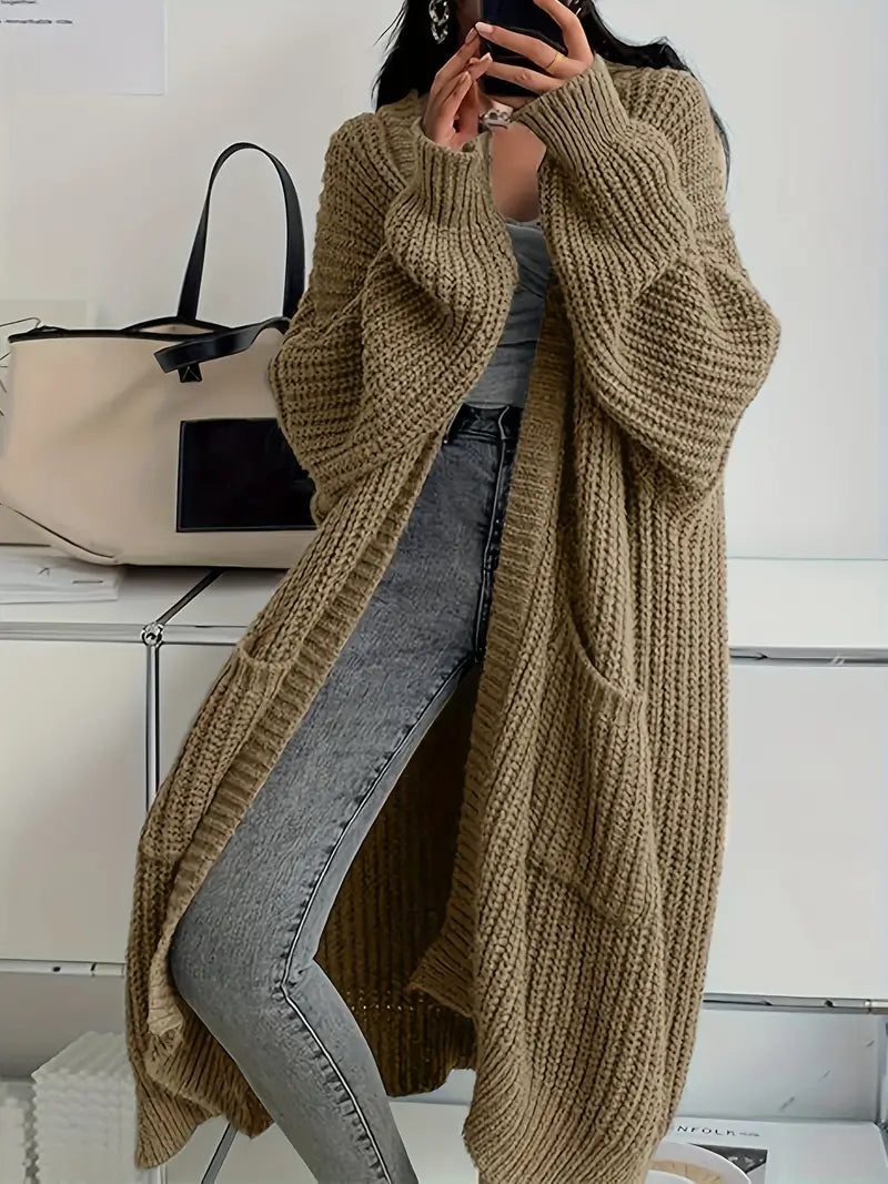 Flattering-Fit Long Cardigan