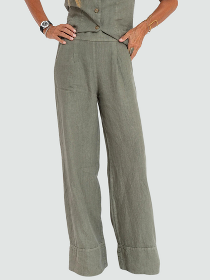 Effortless Chic Cotton-Linen Set