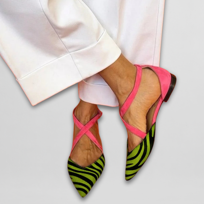 Cushion-Soft Zebra Sandals