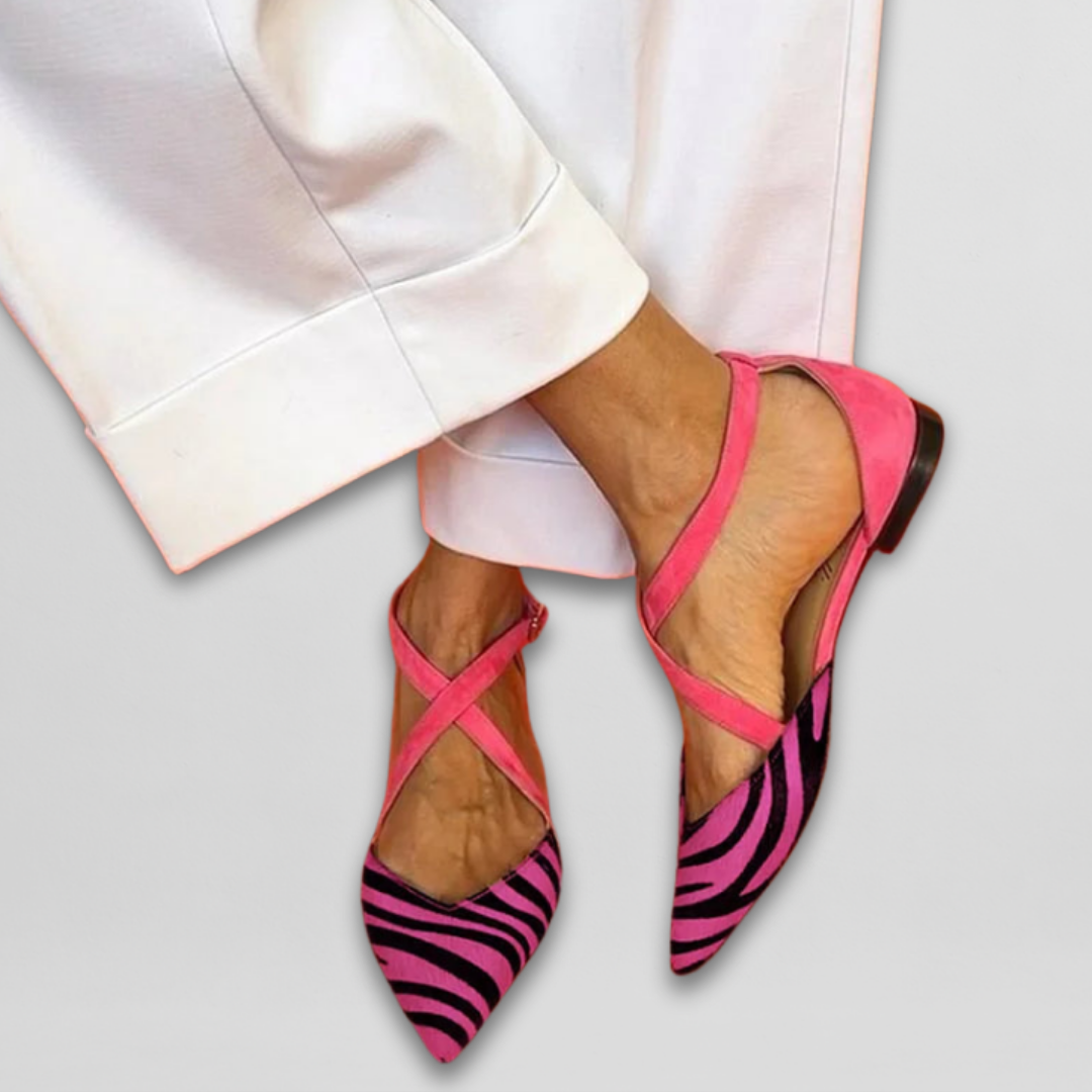 Cushion-Soft Zebra Sandals