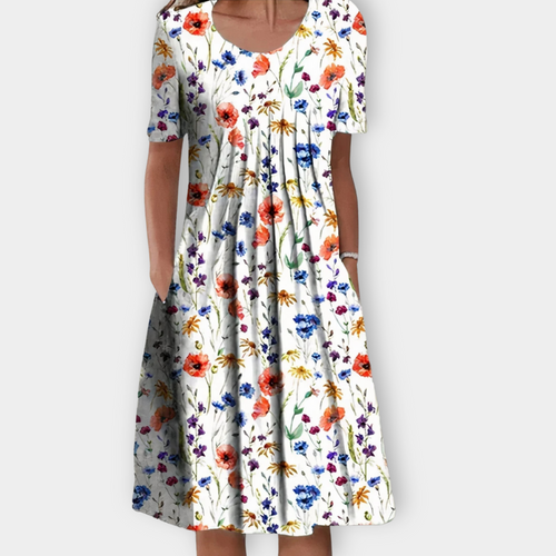 All-Day Confidence Floral Dress
