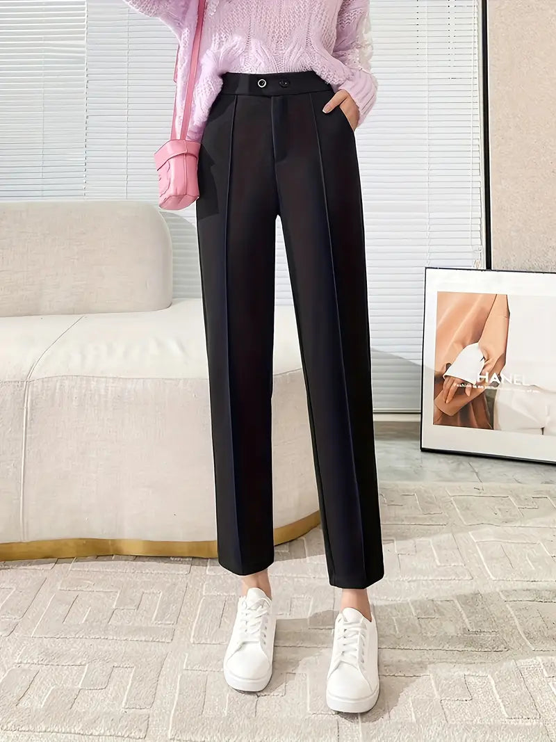 Flatter-Fit Tapered Trousers