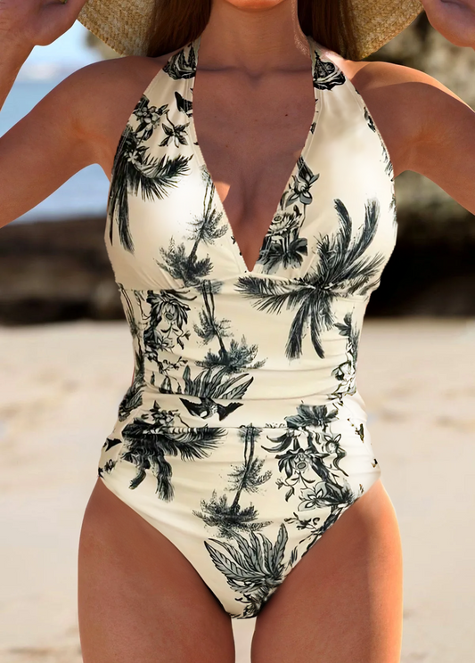 Floral Elegance Swimwear