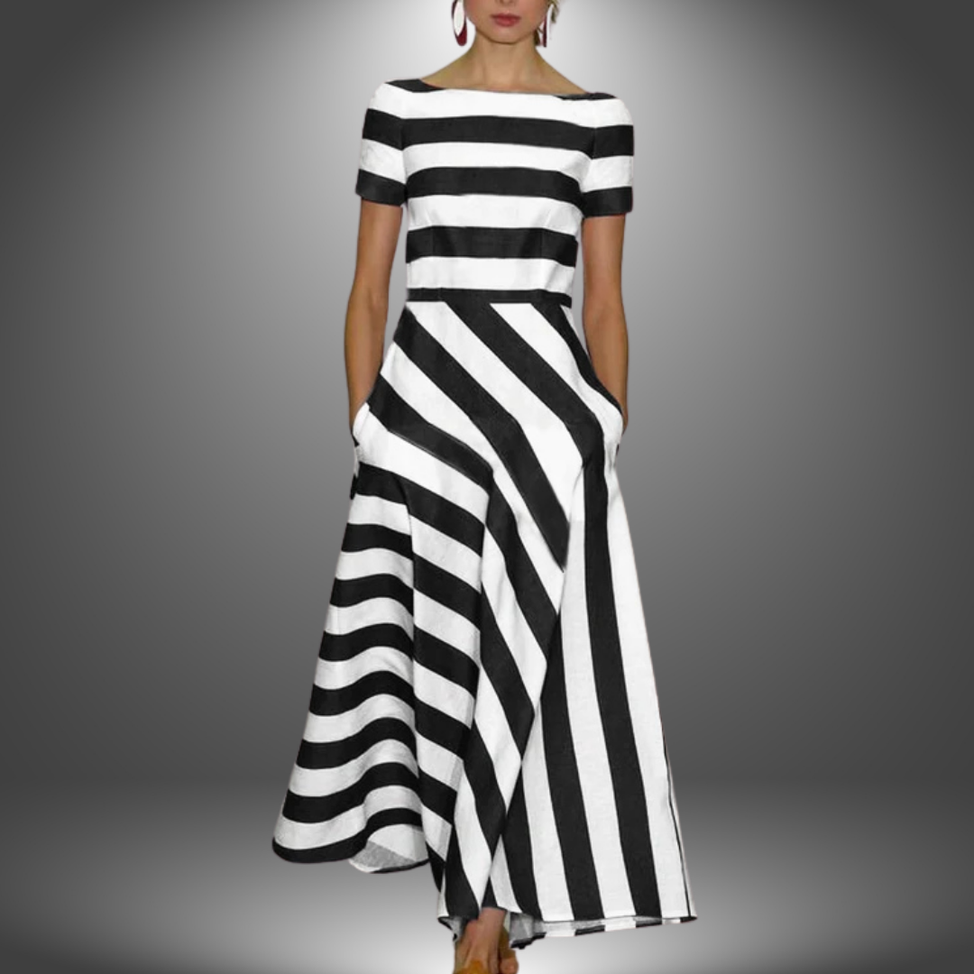 Effortless Style Striped Dress
