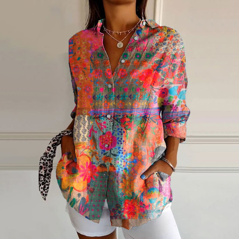 Easy-Fit Print Blouse
