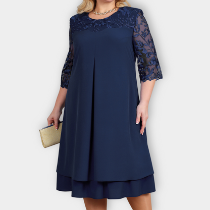 Effortless Elegance Plus-Size Dress