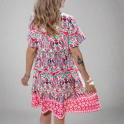 Vibrant Summer Comfort Dress
