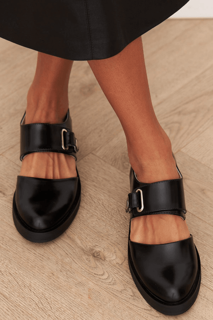 Chic Mary Jane Buckle Shoes