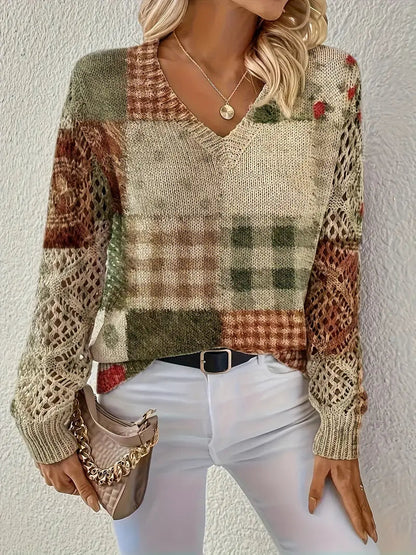 Floral Easy-Care Jumper