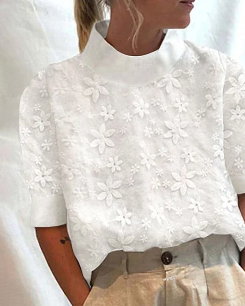 Luxe Embroidered Blouse