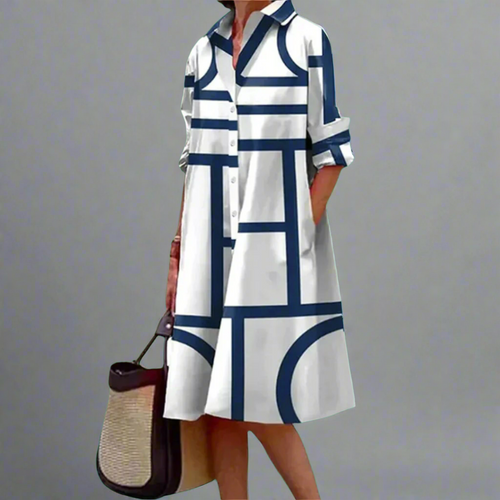 Elegant Midi Cooling Dress