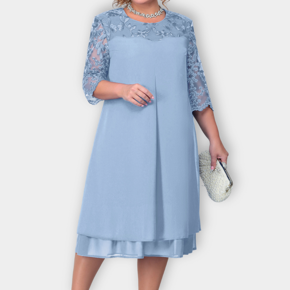 Effortless Elegance Plus-Size Dress