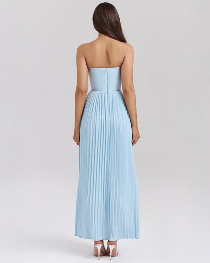 Dreamy Ocean Blue Maxi Dress