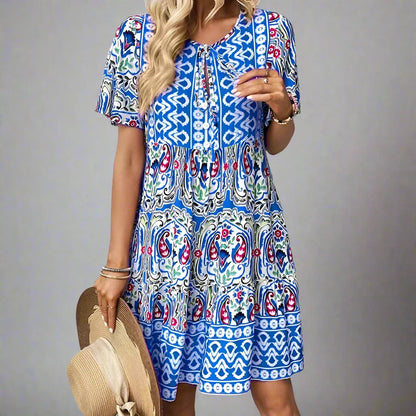 Vibrant Summer Comfort Dress