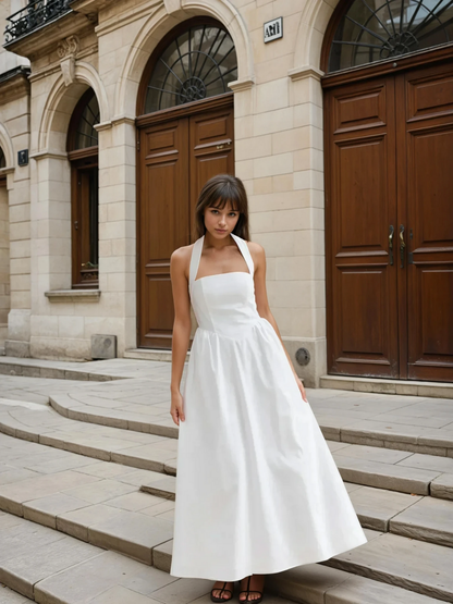 Cooling Halter Maxi Dress