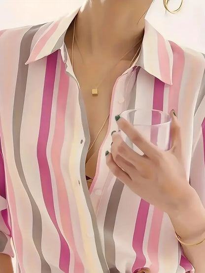 Soft-Stretch Striped Dress