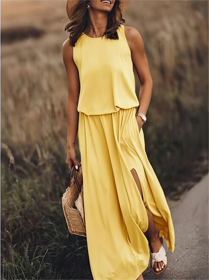 Eco-Soft Boho Maxi Dress