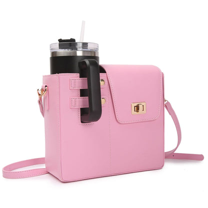 Hands-Free Tumbler Crossbody Bag