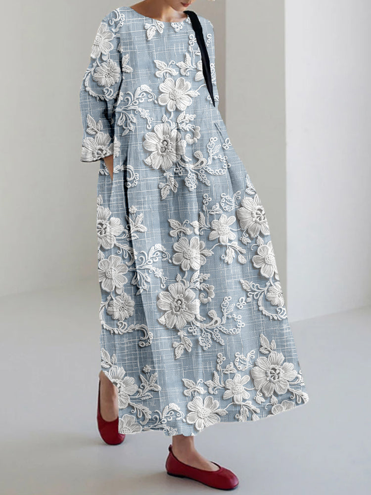 Romantic Floral Maxi for All-Day Comfort