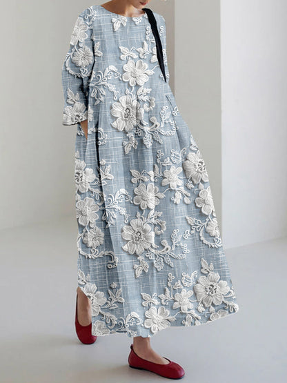 Romantic Floral Maxi for All-Day Comfort