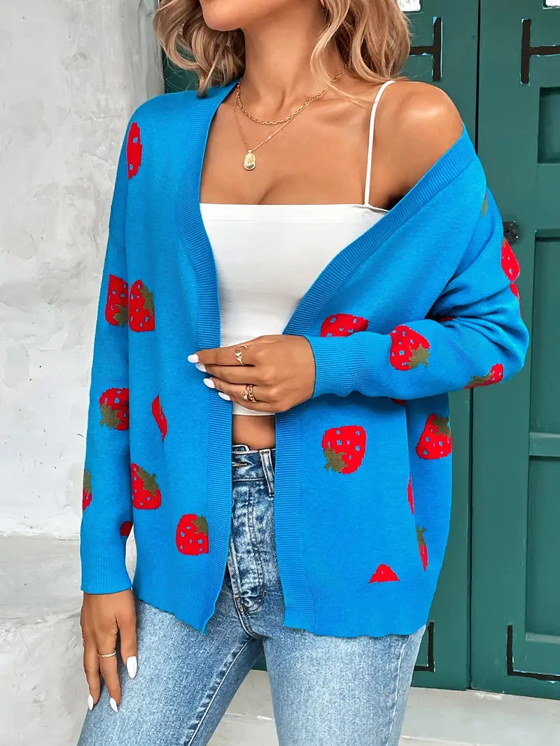 Easy-Care V-Neck Cardigan