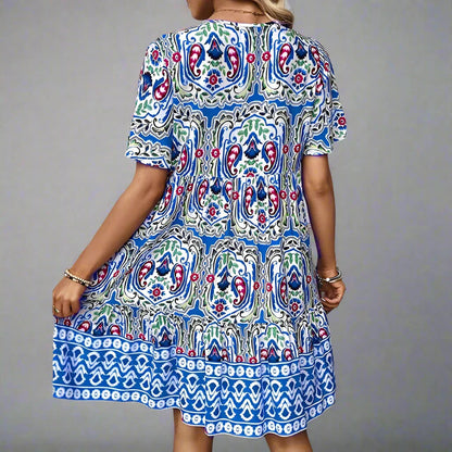 Vibrant Summer Comfort Dress