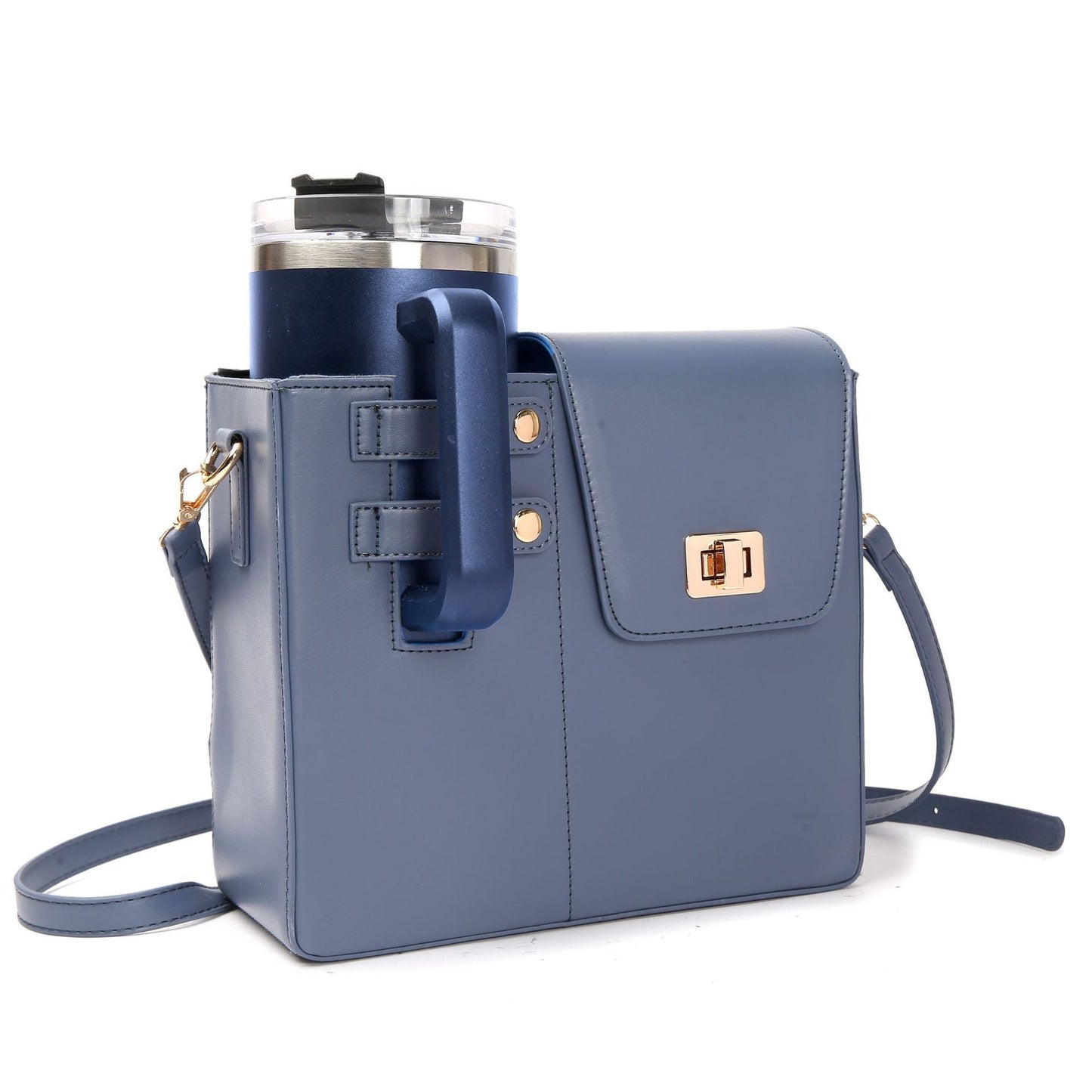 Hands-Free Tumbler Crossbody Bag