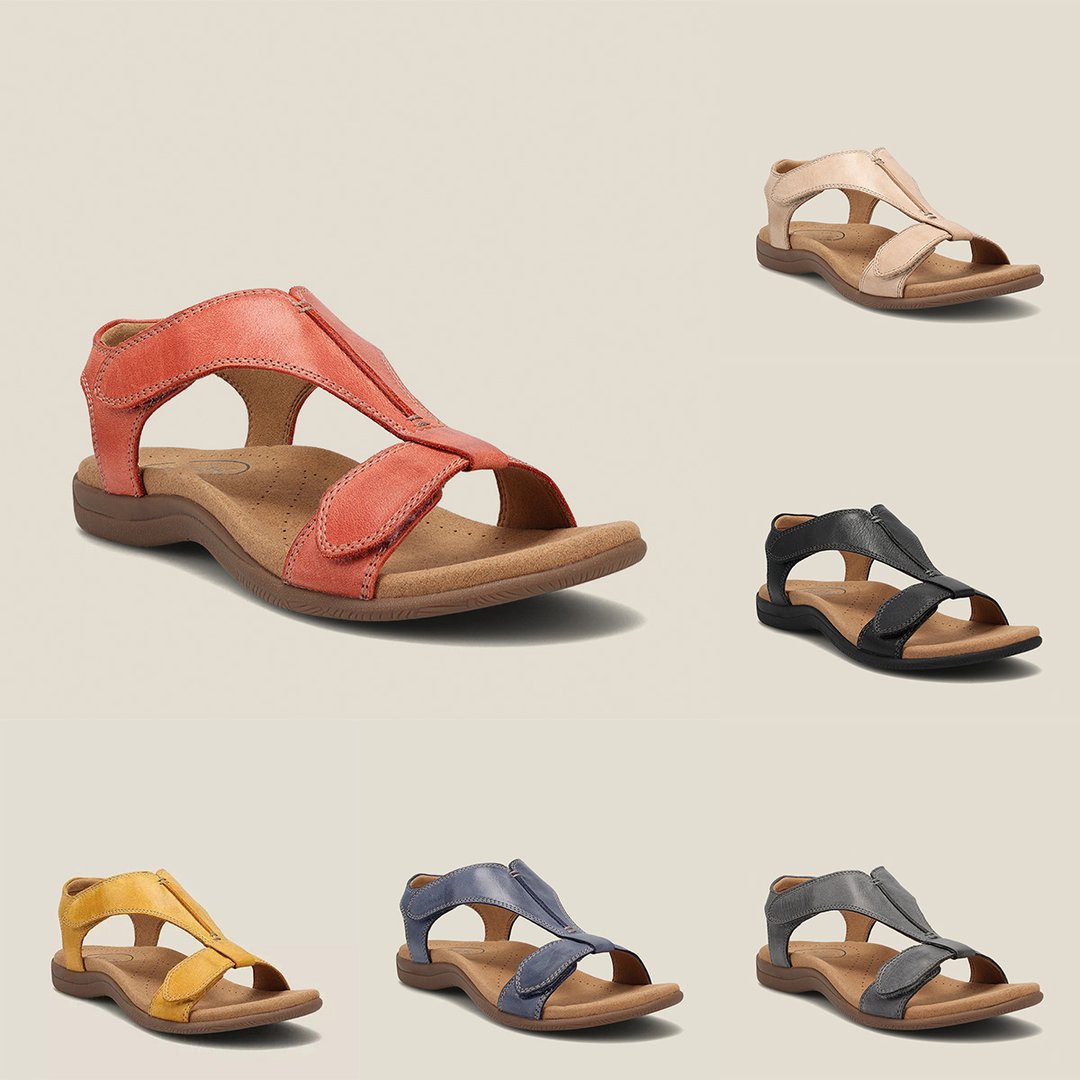 All-Day Comfort Leather Sandals