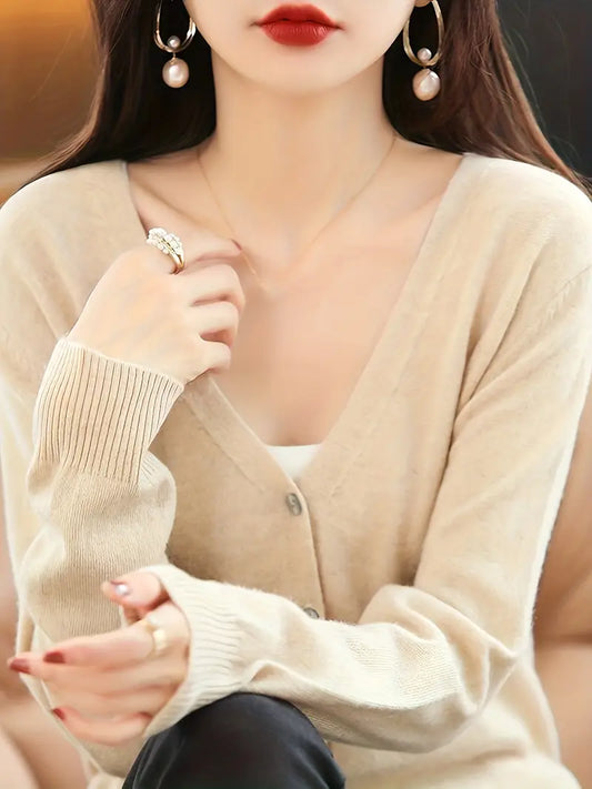 Flattering V-Neck Coat