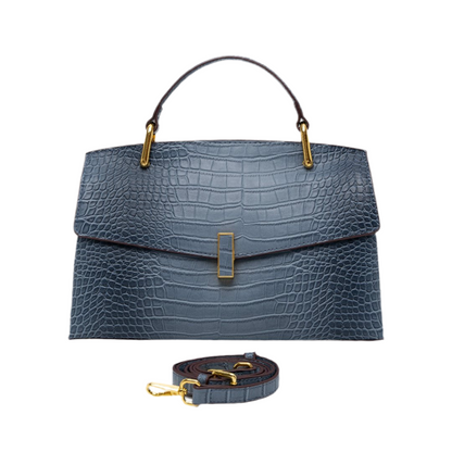 Polished Croc Tote