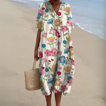 Breezy Floral Summer Dress