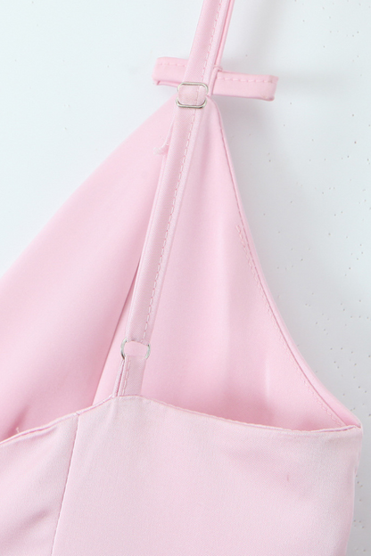 Elegant Satin Midi Dress