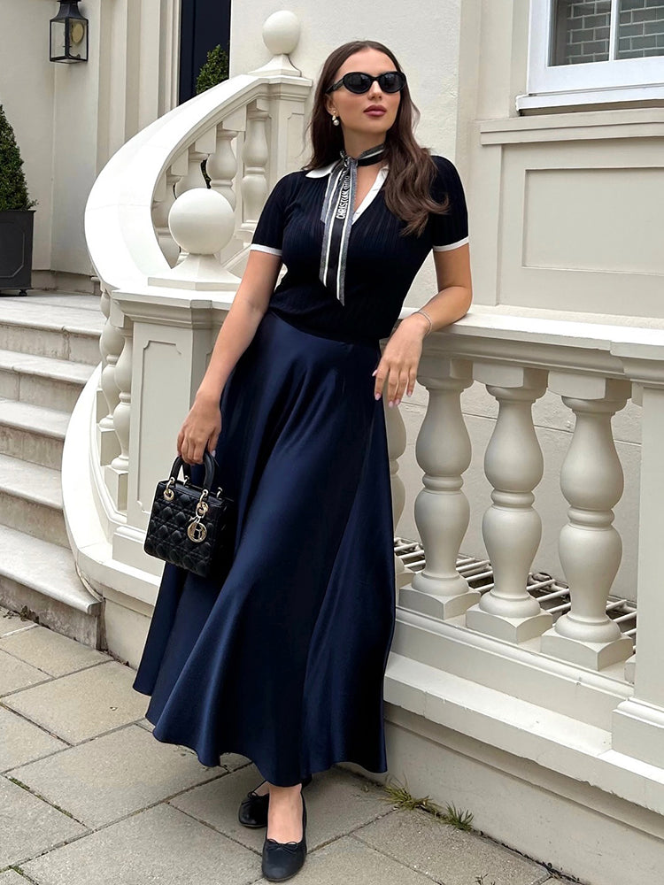 Effortless Elegance Knitted Blouse