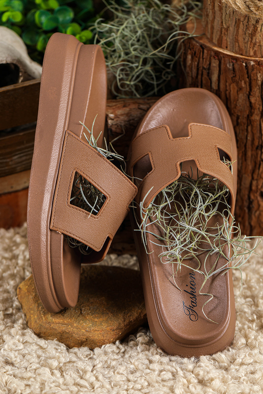 Ergo-Support Leather Sandals
