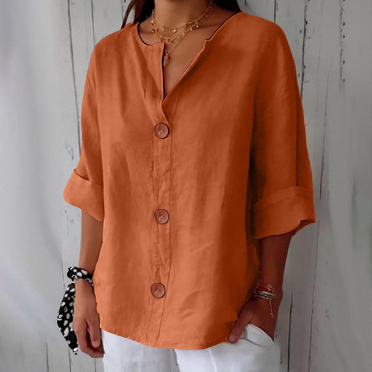 Cooling Linen Blouse