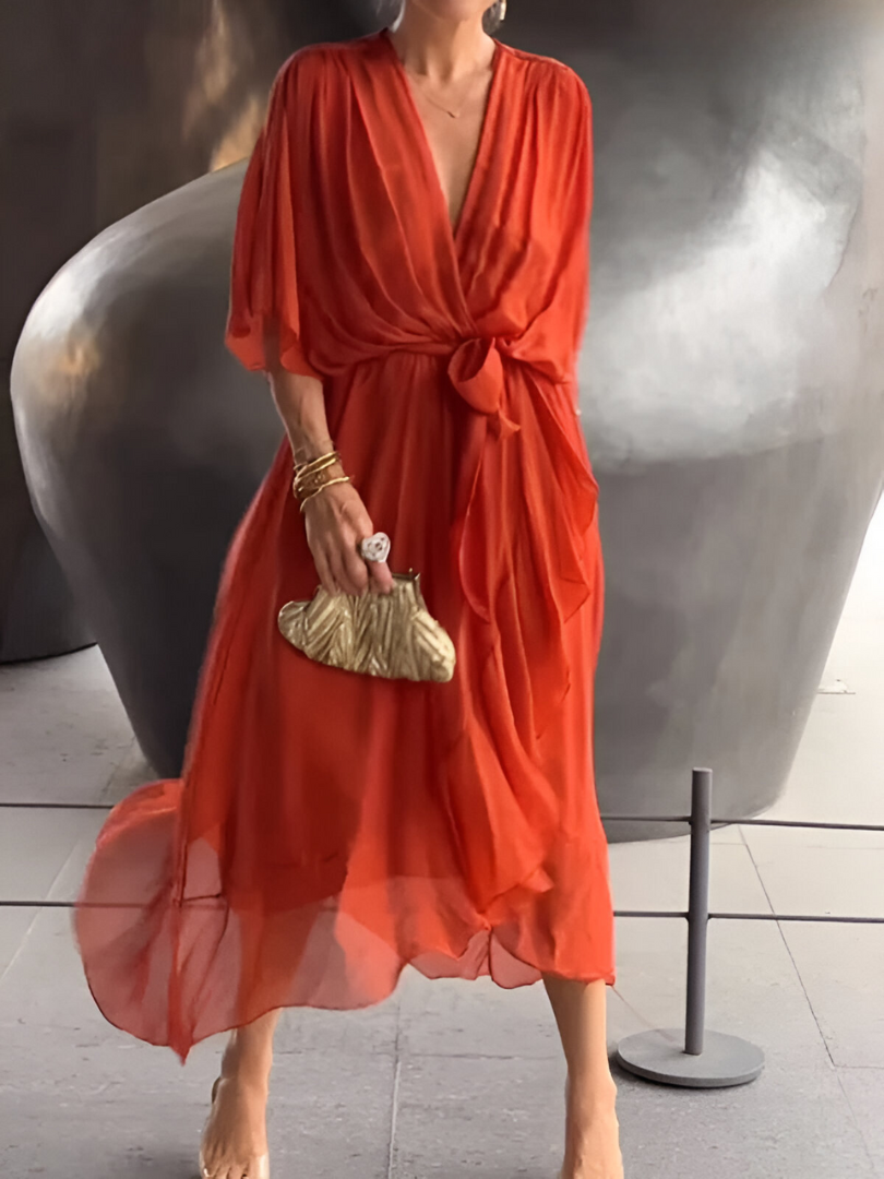 Elegant Cooling Summer Dress