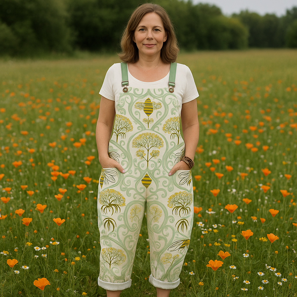 Vintage Floral Cool Jumpsuit