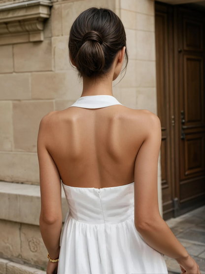 Cooling Halter Maxi Dress