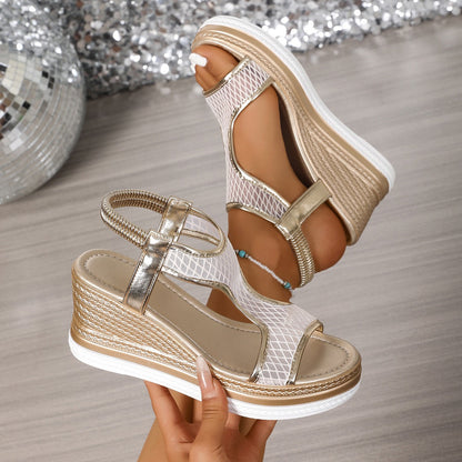 Pain-Relief Wedge Sandals