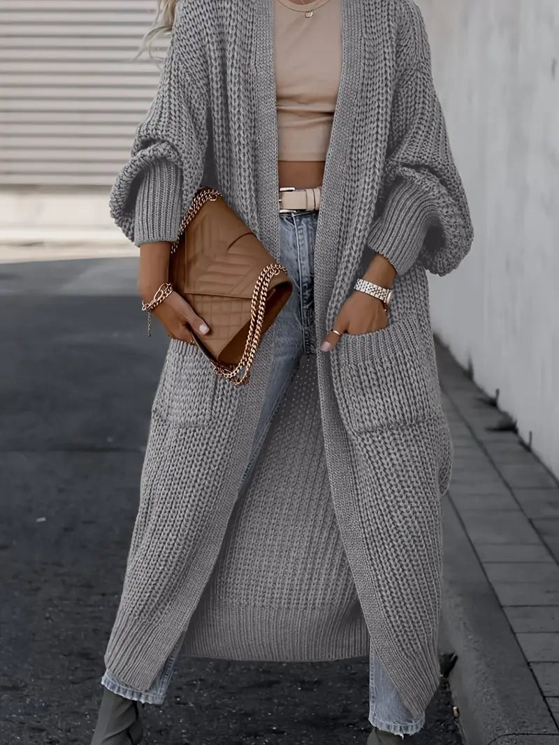 Figure-Flattering V-Neck Cardigan