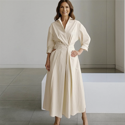 Elegant Flowing Long Dress