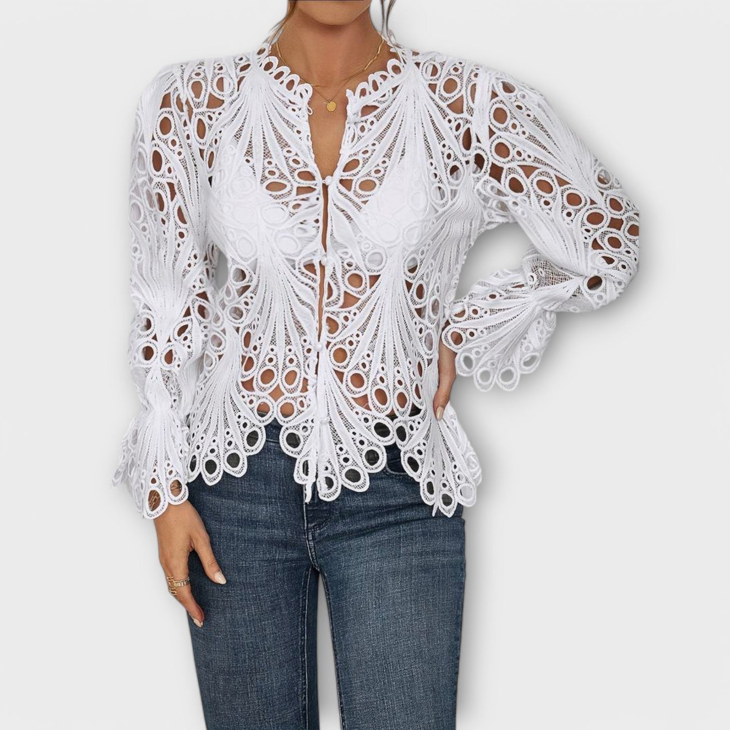 Savannah Asymmetrical Blouse