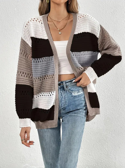 Figure-Flattering V-Neck Cardigan