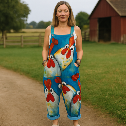 Vintage-Style Comfort Jumpsuit